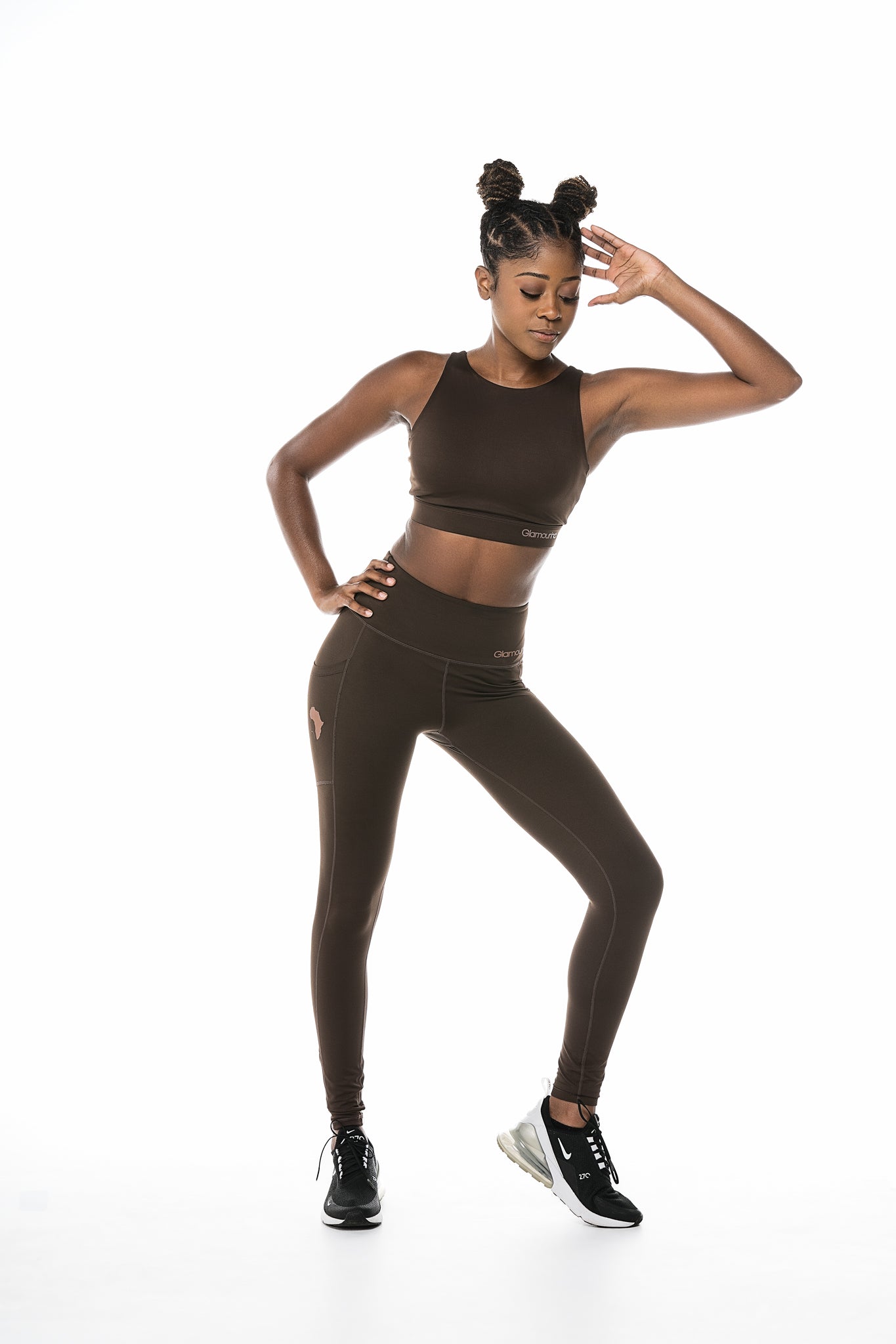 Brown Sports Bra